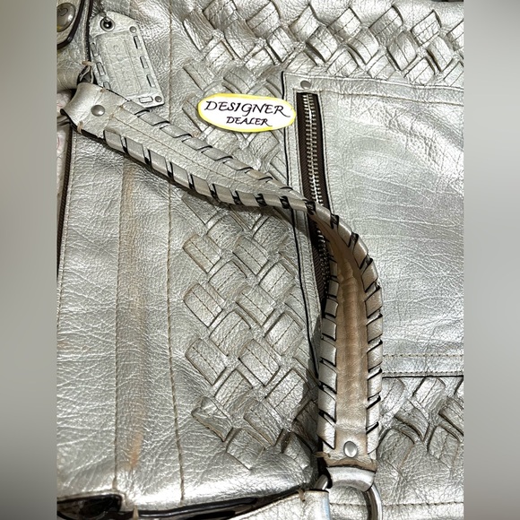 COACH THOMPSON Woven Metallic Juliette XL Bag # 11980 - Picture 9 of 13